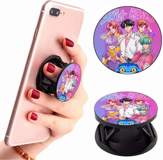 Huntrix Saja Boys Phone Holders Stand Handheld Mobile Phone Support Base