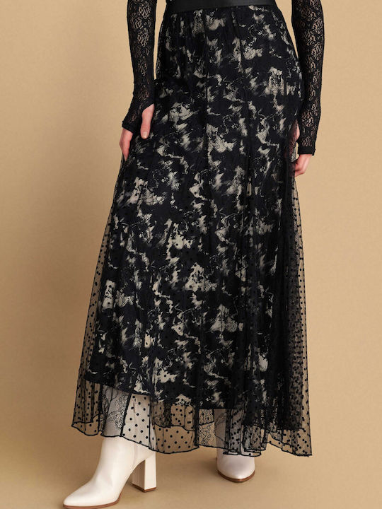 Set cu Maxi Fustă Black