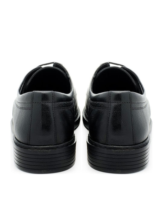 Leder Herren Freizeitschuhe Schwarz