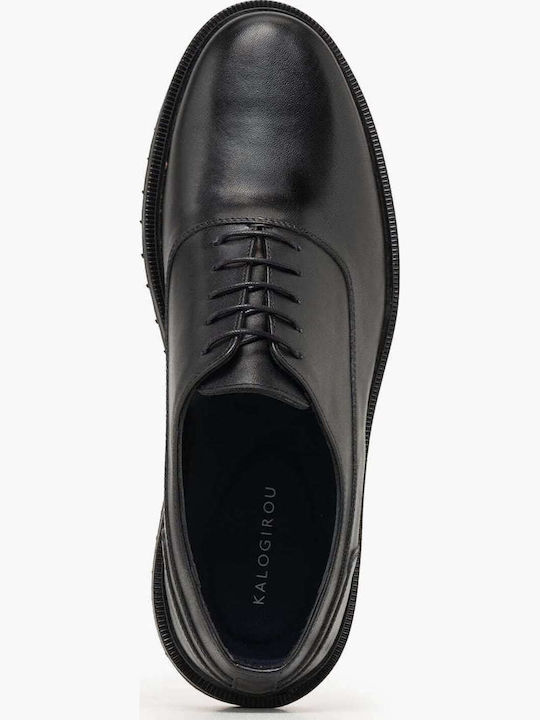 Men's Leather Casual Shoes Black