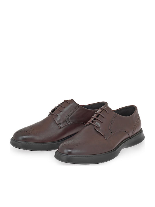 Men's Leather Casual Shoes Brown