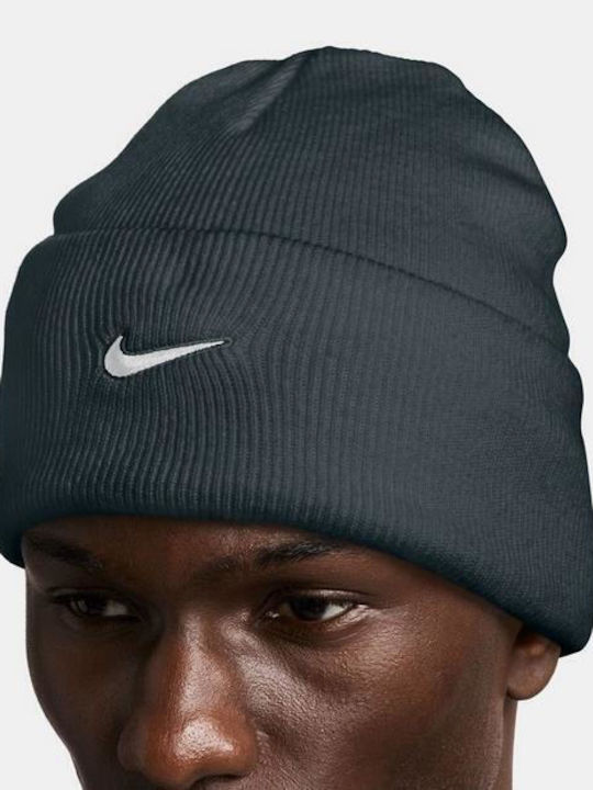 Peak Beanie Beanie Knitted in Green color