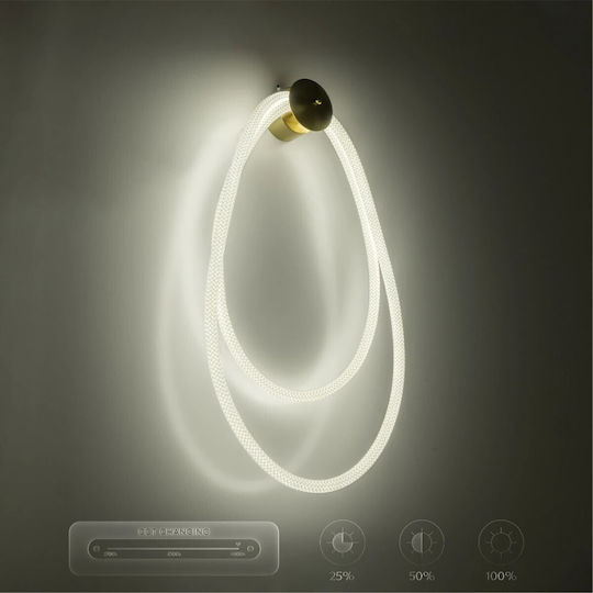 kelvo Lamp Wall with Integrated LED and Adjustable White Light 15x110cm