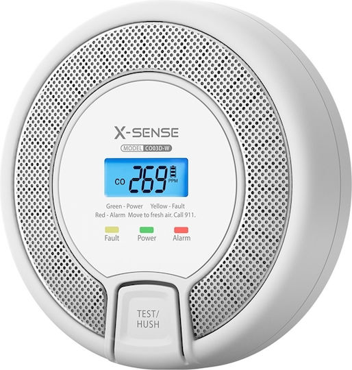 X-Sense CO03D-W Autonomous Carbon Monoxide Detector 24 Zones