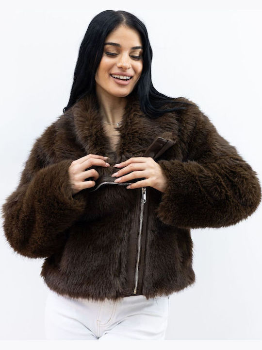 Women's Short Fur Brown