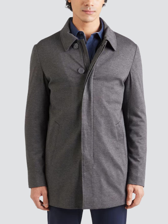 Herren Mantel Dk_grey