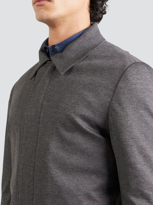 Herren Mantel Dk_grey