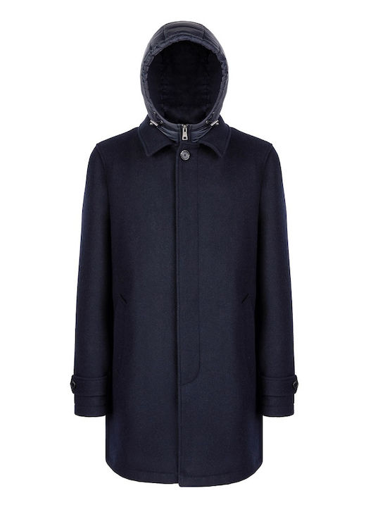 Herren Mantel Blue