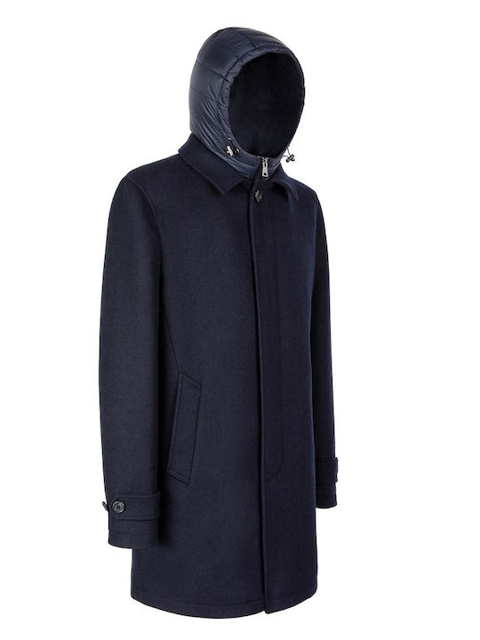 Herren Mantel Blue