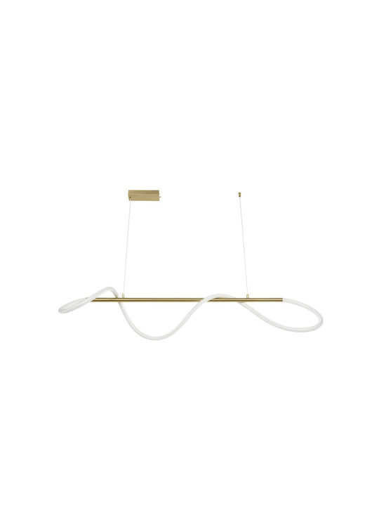 kelvo Glow Pendant Light White 140x40x30cm