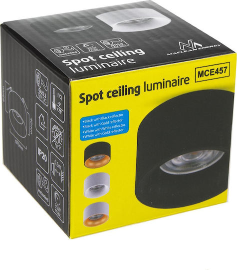 Maclean Energy Accessory for Lighting Fixtures made of Aluminum Black MCE457 B