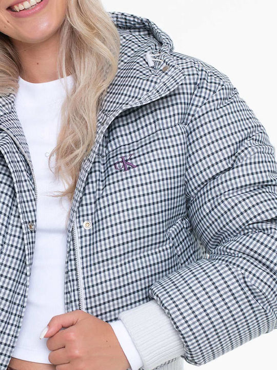 Damen Puffer Jacke für Winter Silver Haze