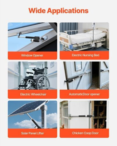 Vevor 12v Γραμμικός Ενεργοποιητής 150mm Διαδρομή Ultra Heavy-duty 9000n Διαστάσεις 16.5 X 5.9 X 3.0 In Ip65 Βιομηχανικά Μηχανήματα Βαριά Συστήματα Ανύψωσης Czxxxzxq9000d6j8m001v9
