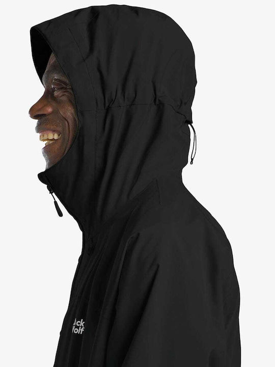 Jacket Waterproof and Windproof Black