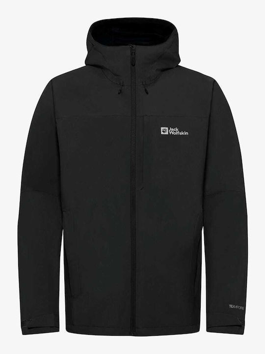 Jacket Waterproof and Windproof Black