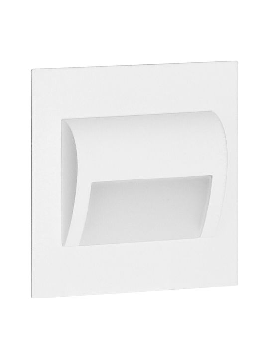 Orno Wall-Mounted Outdoor Light LED 1.5W with Natural White Light