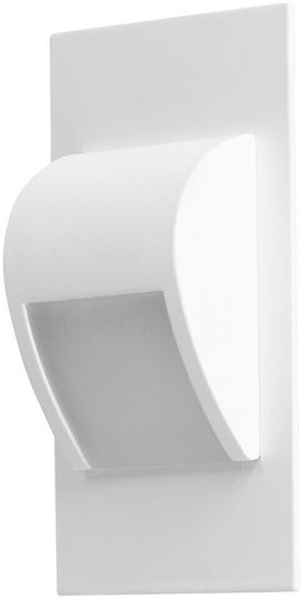Orno Wandmontierte Außenbeleuchtung Deckenleuchte LED IP20 1.5W mit Natürliches Weiß Licht 7.5x7.5x3.25cm