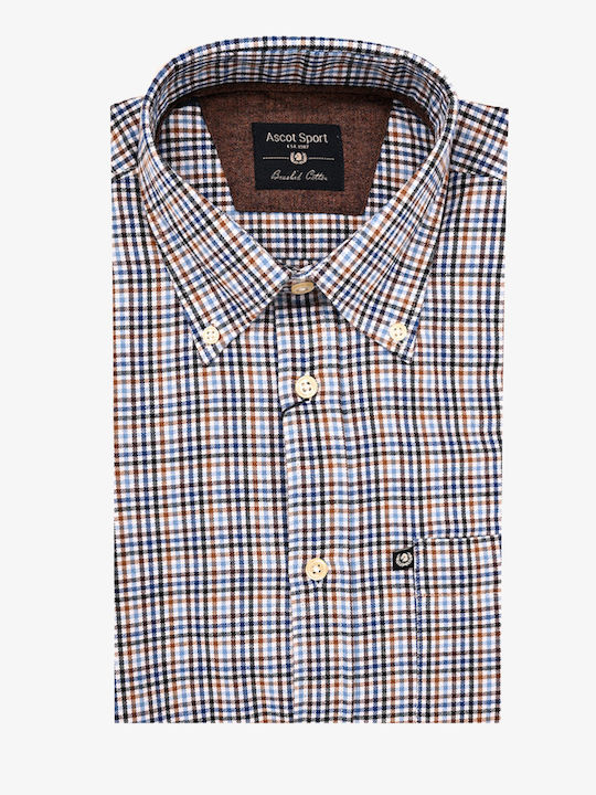 Ascott Baumwolle Hemd Steel Blue Ascott Baumwolle Hemd Steel Blue