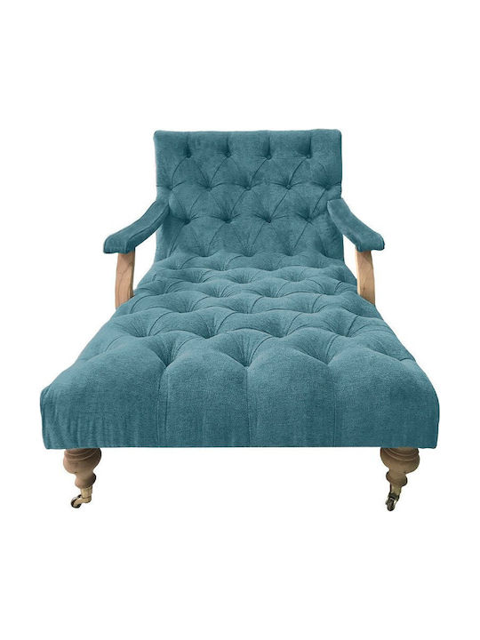 Recliner Kunstleder Blau L140xW75xH70cm