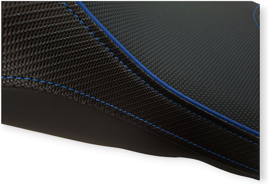 Suzuki Gsxr250 Anti-Slip Carbon Seat Cover Blue Stitching Red Logo Paiping