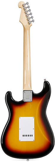 Sem13ts Sx Elektrische Gitarre Sunburst Set mit Case und Kabel
