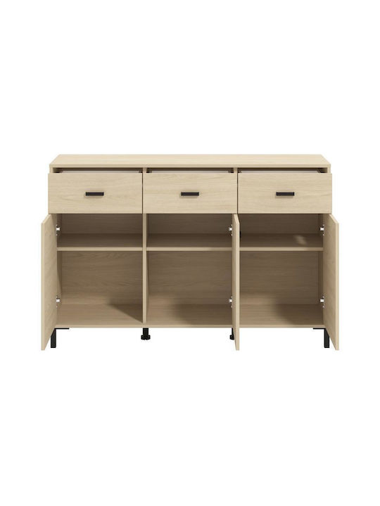 Sideboard Arbela 3k3f3v Light Port Oak 138x40x90cm