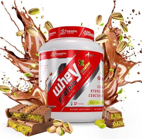 Immortal Nutrition Whey Protein + Creatine Protein Molke mit Kreatin & Geschmack Dubai Chocolate 1kg