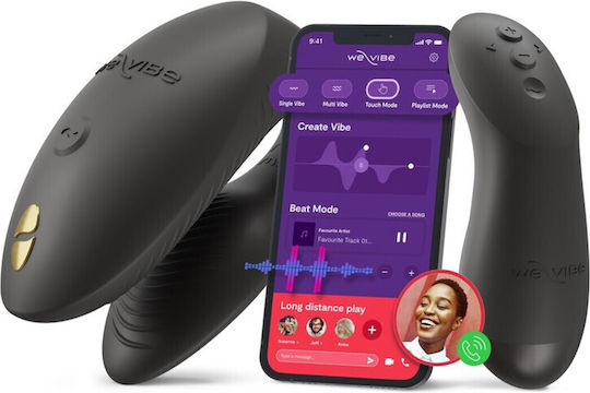We-Vibe Chorus Pro Vibrator for Couples with Remote Control Black