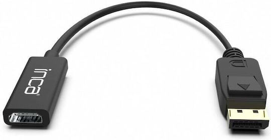 Inca Μετατροπέας DisplayPort male σε HDMI female (IDTH-07)