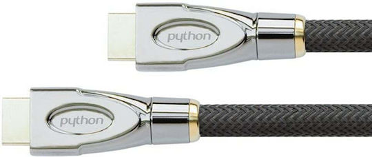 Python HDMI 2.1 Ultra High Speed 48Gbps 4K 120Hz HDR VRR Cable HDMI Male - HDMI Male 2m Black