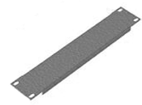 Triton 10'' Blank Panel 1u Black Ral9005