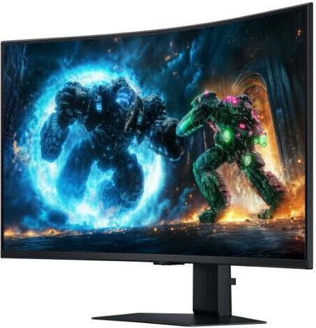 Samsung Odyssey G7 G75F VA HDR Curved Gaming Monitor 37" 4K 3840x2160 165Hz με Χρόνο Απόκρισης 1ms GTG