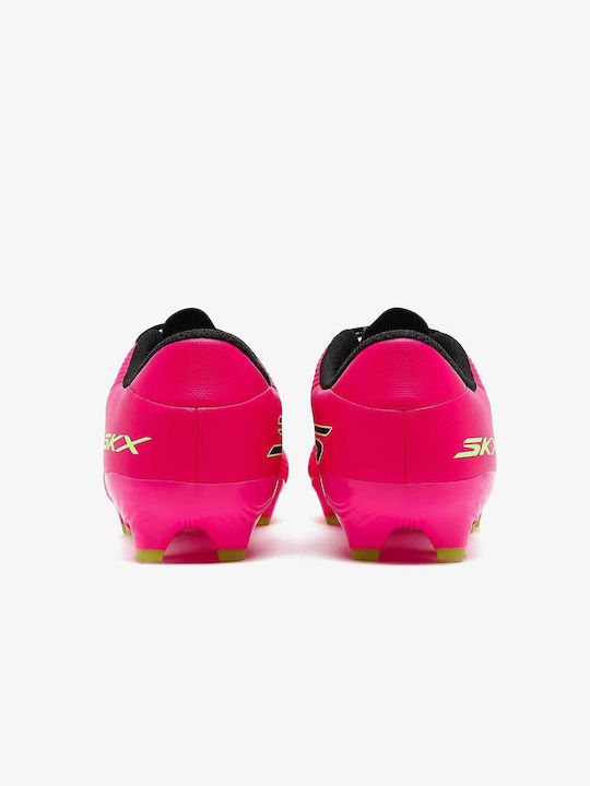 Skechers Ποδοσφαιρικά Παπούτσια με Τάπες Ροζ