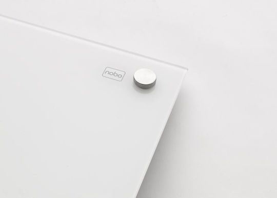 Nobo Glass Dry Erase Board Diamond 45x45 White 1903957