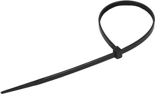 Black Nylon Cable Ties 4.8*250 Mm Set 100 Pcs