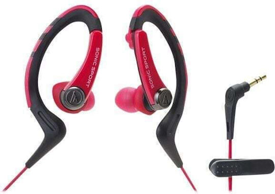 Audio Technica Слушалки за ушите В ухото ATH-Sport1 Тип Ear Hook Червен