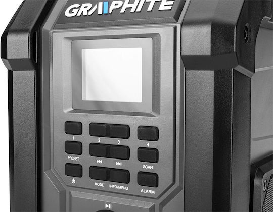 Graphite 58GE128 Μπαταρίας DAB με Bluetooth Γκρι