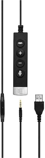 Epos Impact SC 660 ANC USB On Ear Multimedia Ακουστικά με μικροφωνο και σύνδεση USB-A