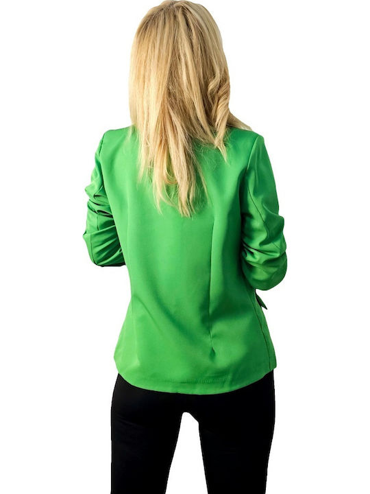 Lang Damen Blazer Light Green