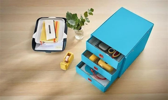 Leitz Schreibtischschublade 3 Positionen Blau