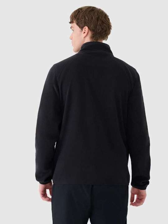 Ανδρική Ζακέτα Fleece Μαύρη