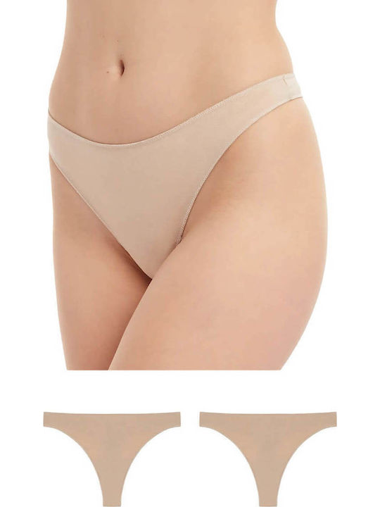 Miss Βαμβακερά Femei Șir de caractere 2Pack Piele