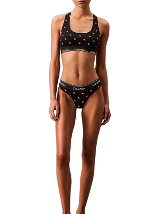 Women's String Black/white