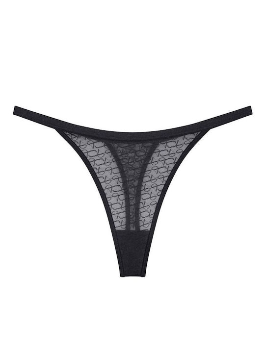 Γυναικείο String Μαύρο