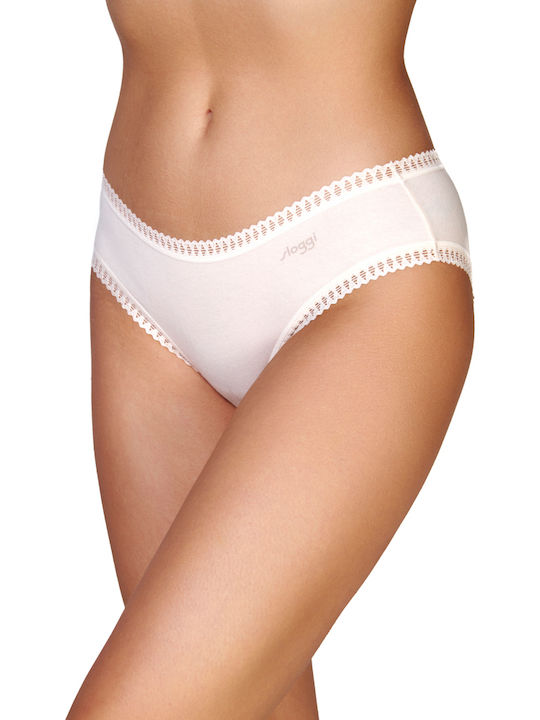 Βαμβακερά Дамско Слип 3Pack Beige