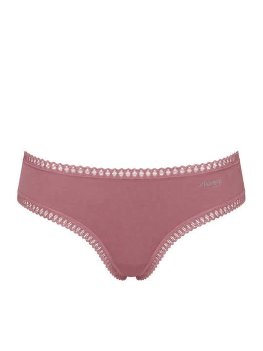 Βαμβακερά Дамско Слип 3Pack Beige