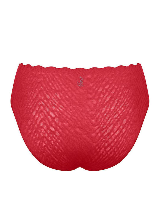 Feel Bliss Damen Slip Nahtlos Red