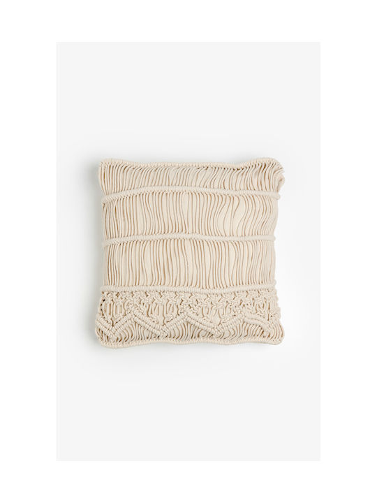 InTheBox InTheBox Sofa Cushion Harsha 100% Cotton Ivory 45x45cm