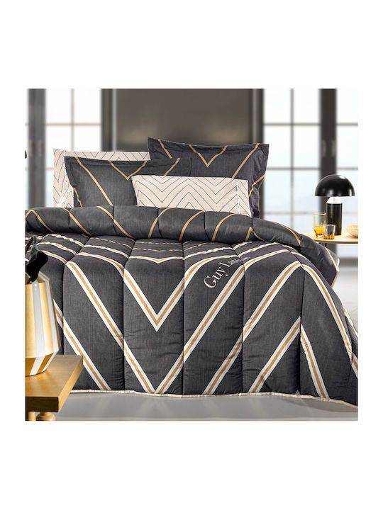 Guy Laroche Πάπλωμα Υπέρδιπλο 220x240εκ. Anthracite 530 GSM
