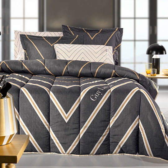 Guy Laroche Пухено Куинсайз 220x240бр Антрацит 530 г/м²Gsm